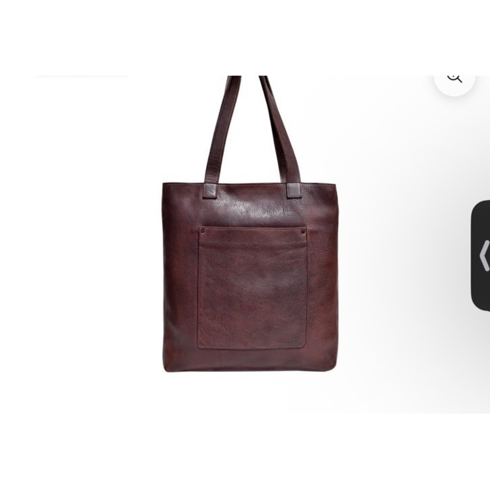 Latico Larkspur Brown Leather Tote Bag - Picture 2 of 13